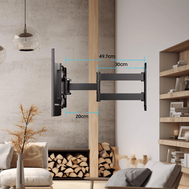 Sylvox Full Motion TV Wall Mount (Outdoor TVs Not Supported)