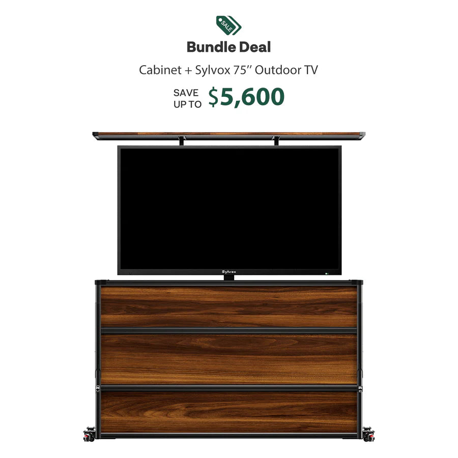 75” Weatherproof Outdoor TV Cabinet