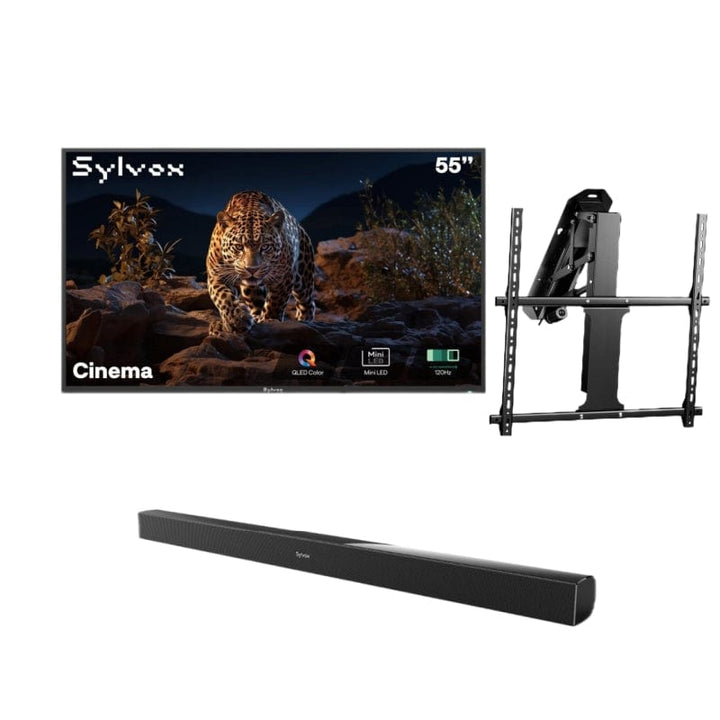 Sylvox Cinema 55" Helio QLED Outdoor TV – 2000 Nits, Cinematic Motion with 120Hz (2025 Model)