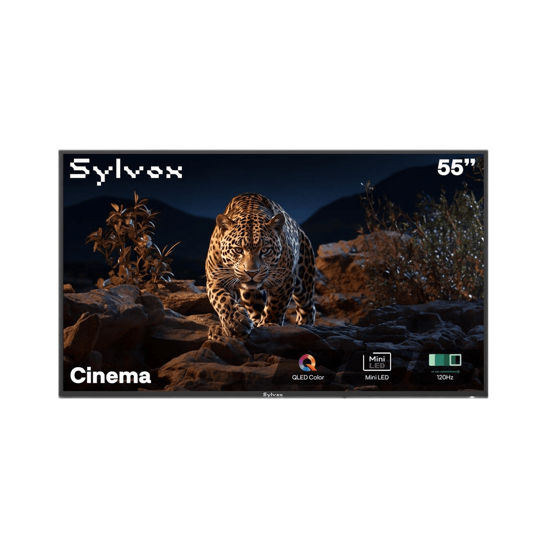 Sylvox Cinema 55" Helio QLED Outdoor TV – 2000 Nits, Cinematic Motion with 120Hz (2025 Model)
