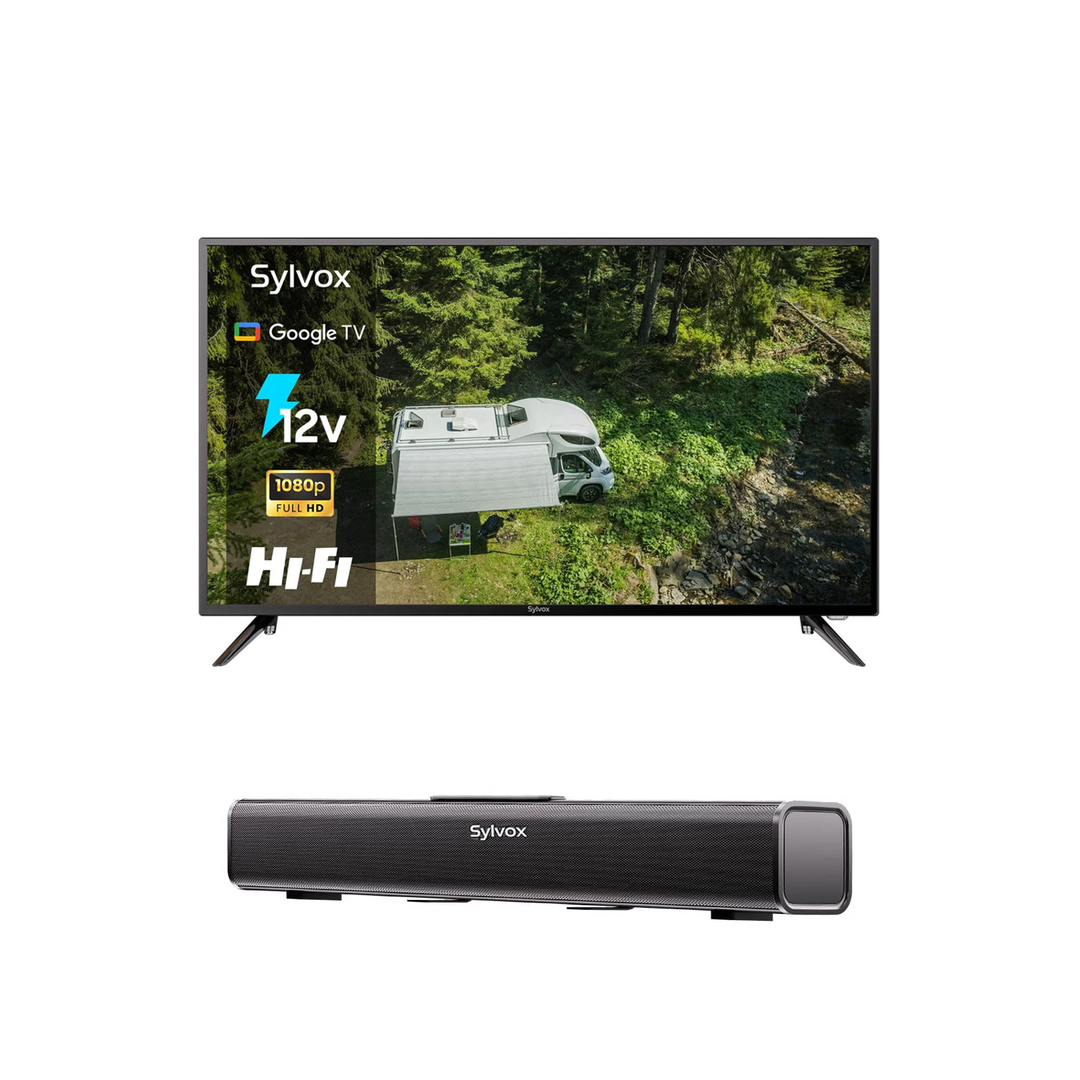 40" Smart 12V RV TV(2024 Google TV) -No DVD Combo-Vehicle series