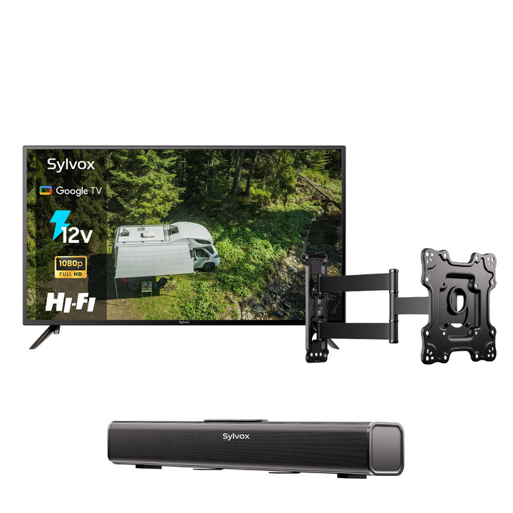 40" Smart 12V RV TV(2024 Google TV) -No DVD Combo-Vehicle series