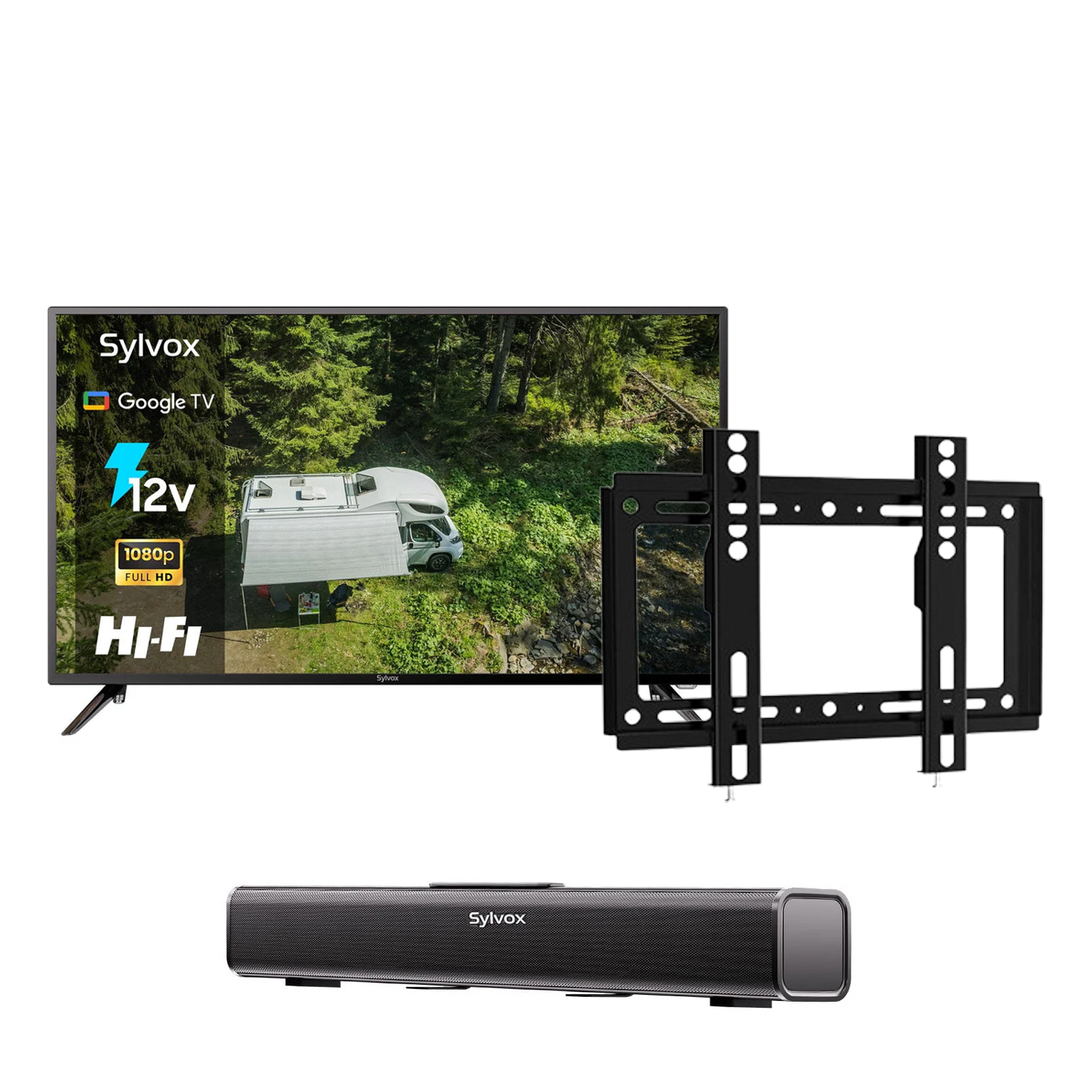 40" Smart 12V RV TV(2024 Google TV) -No DVD Combo-Vehicle series