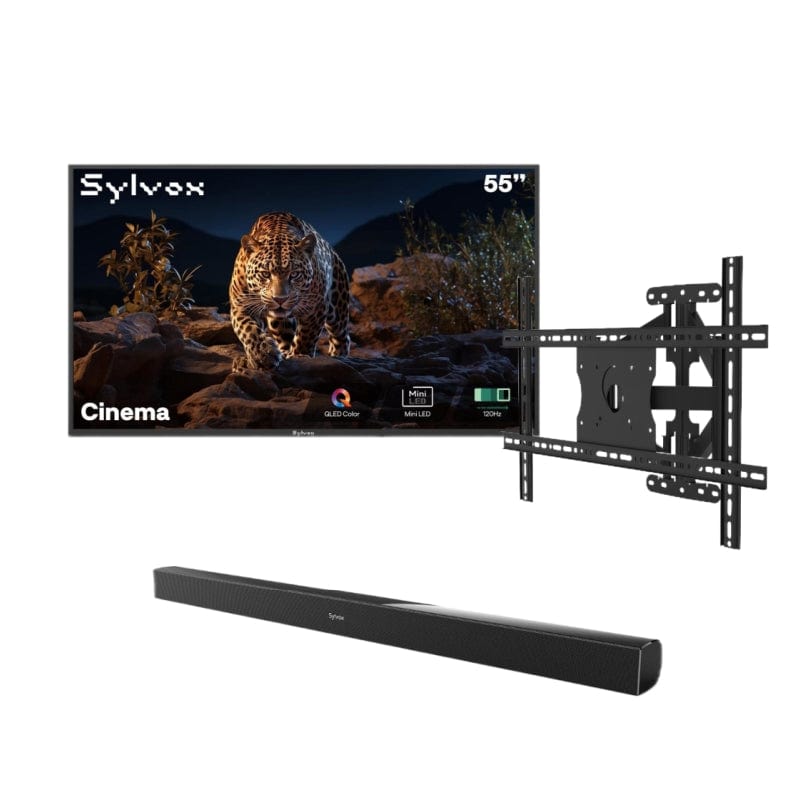 Sylvox Cinema 55" Helio QLED Outdoor TV – 2000 Nits, Cinematic Motion with 120Hz (2025 Model)
