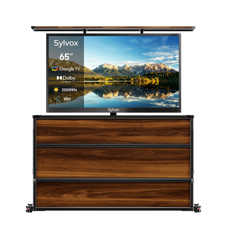 65” Weatherproof Outdoor TV Lift Cabinet