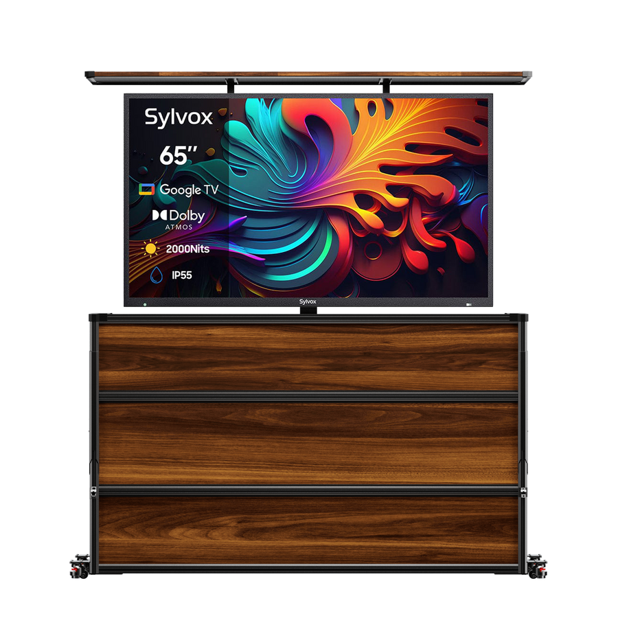 65” Weatherproof Outdoor TV Lift Cabinet