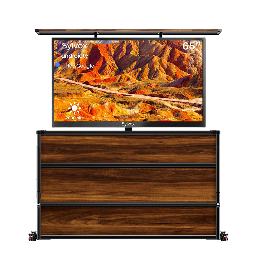 65” Weatherproof Outdoor TV Lift Cabinet