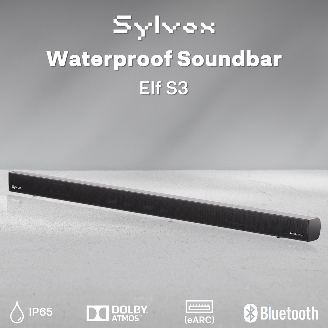 Elf S3 Wireless Waterproof Outdoor Soundbar | Bluetooth 5.3, eARC & 2.1 Channel