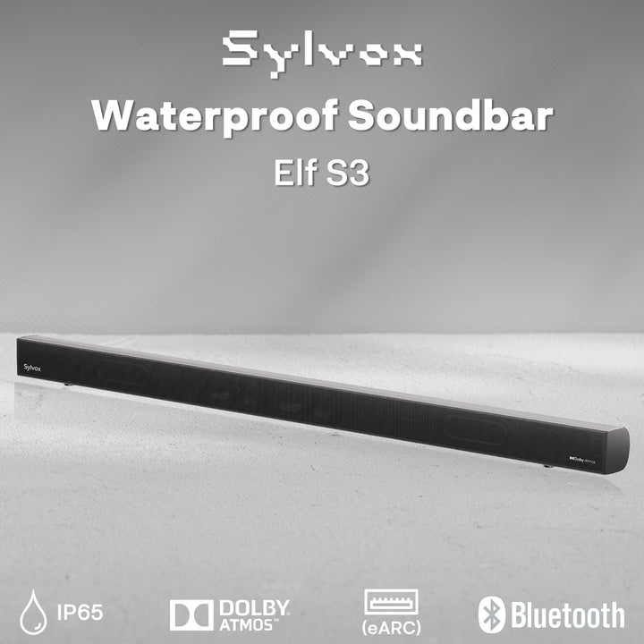Elf S3 Wireless Waterproof Outdoor Soundbar | Bluetooth 5.3, eARC & 2.1 Channel