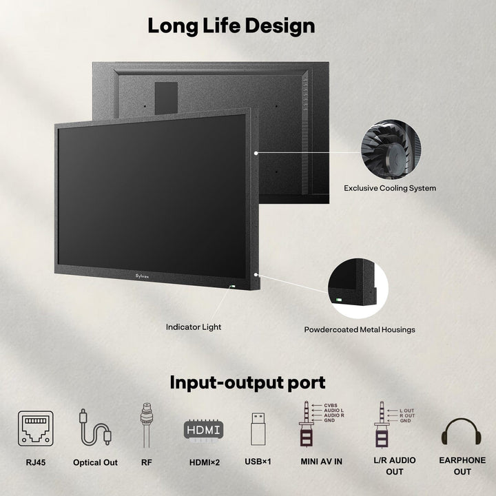 32" 1500Nits Google Outdoor TV (Full Sun) - 2025 Pool SE