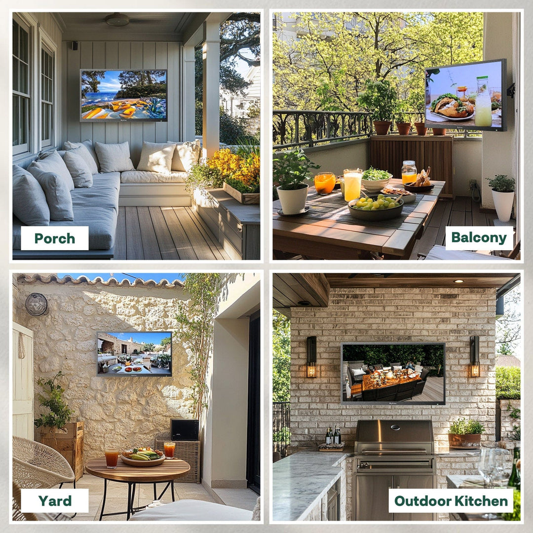 32" 1500Nits Google Outdoor TV (Full Sun) - 2025 Pool SE