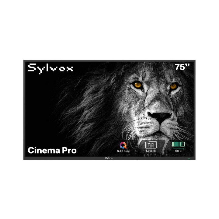 Sylvox Cinema Pro 75" Helio QLED Outdoor TV – 3500Nits, Cinematic Motion with 120Hz (2025 Model)