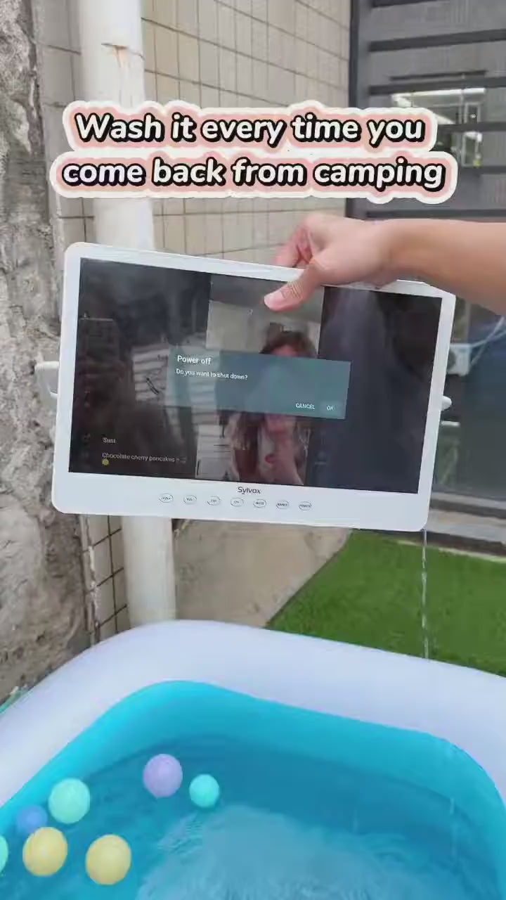 Sylvox Smart 15.6" Waterproof Portable Battery Powered TV